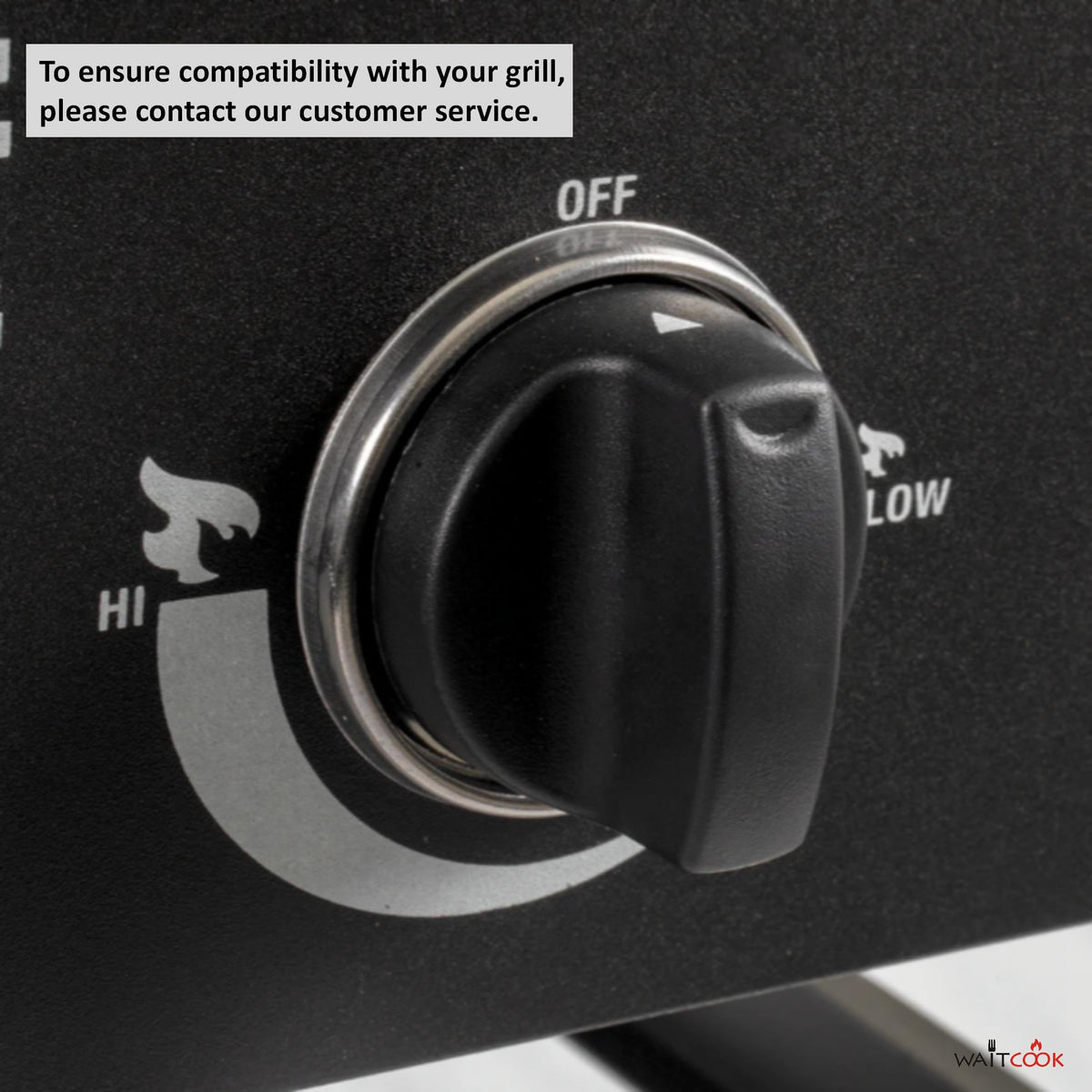 WAITCOOK 550018 knobs provide fast, simple installation.