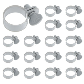WAKCCIL 16-pack hose clamps for pool use secure connections.