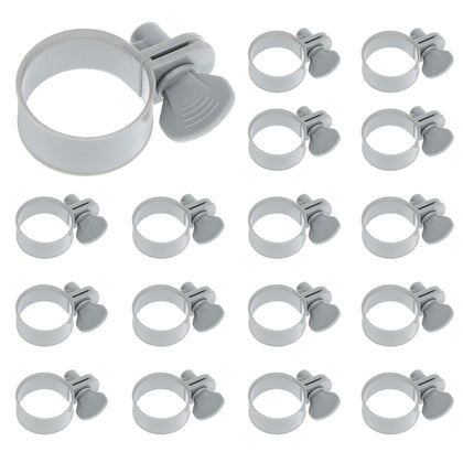 WAKCCIL 16-pack hose clamps for pool use secure connections.