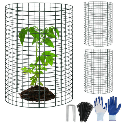 WAKCCIL plant protection mesh panels guard seedlings with vinyl-coated durability.