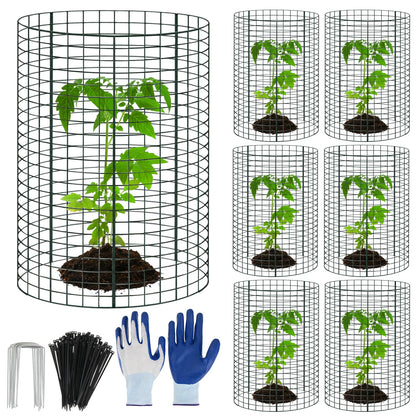 WAKCCIL cylinder protector demonstrates animal shield for seedlings with sun-friendly airflow.