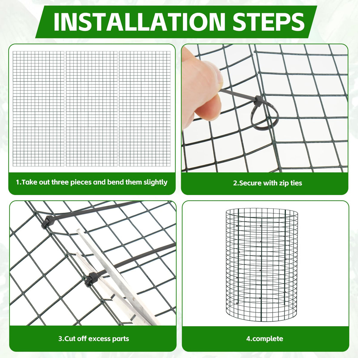 WAKCCIL included stakes and straps enable fast, secure installation in any bed.