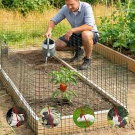Weatherproof WAKCCIL cages resist wind and rain for reliable garden protection.