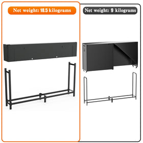 WALMANN adjustable cover securely fits logs during variable weather.