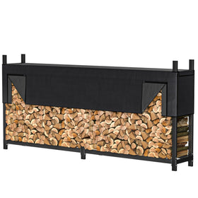 WALMANN organized logs ready to burn with minimal mess.