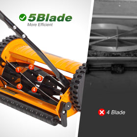 Walensee curved alloy steel blades stay sharp for lasting cuts.