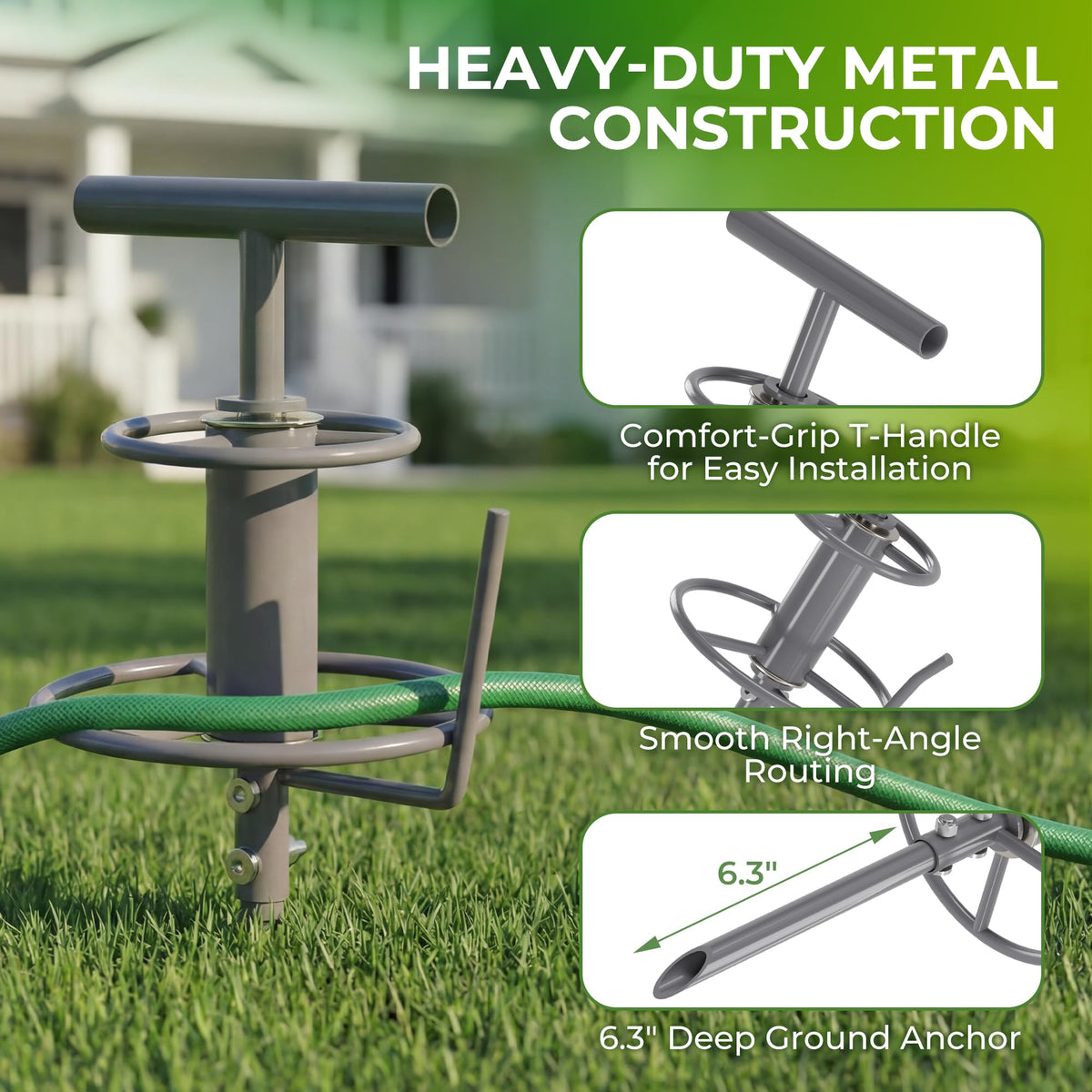 Walensee Easy installation with no tools, just press into soil