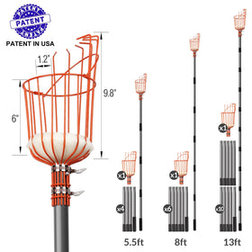 Walensee stainless steel pole with secure clamps for durable assembly.