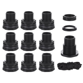 WalkingInRain bulkhead fittings with durable-pom construction for long-lasting outdoor use.