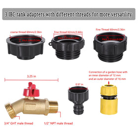 Walkinginrain high-flow valve supports quick drainage during outdoor tasks