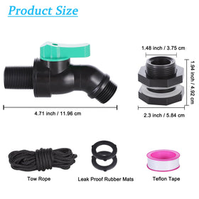 WalkingInRain rain barrel faucet detail highlights corrosion-resistant material and seal.