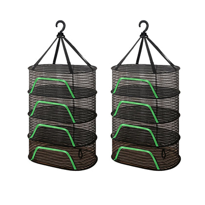 WALLBIG 2-Pack herb drying rack with 4-layers offering ample space for herbs