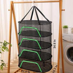 WALLBIG 4-layers mesh drying rack closeup highlights breathable mesh for even drying