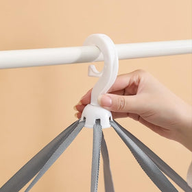 WALLBIG drying rack with zipper compartments for organized herb sorting