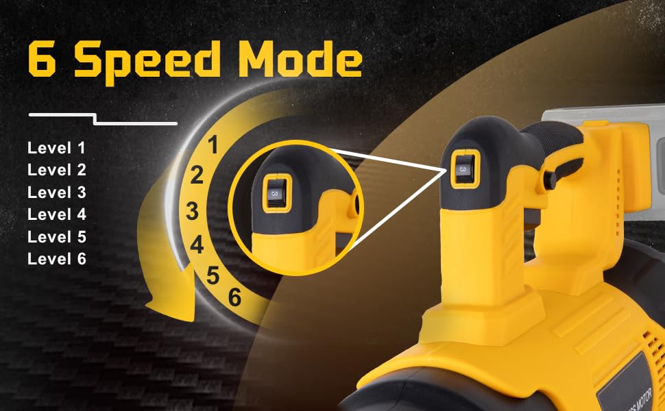 Pivoting handle on Wallnetic blower for easier reach across yards