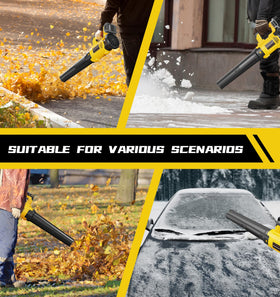 Tool-free setup on Wallnetic cordless blower saves prep time