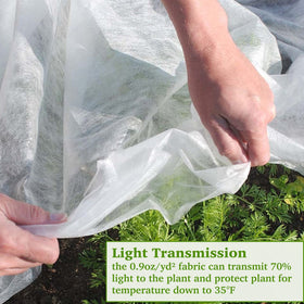Walwe plant cover with hoops enables easy installation around crops