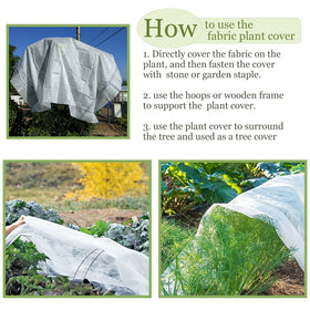 Walwe plant cover multi-function protects from frost and overheating
