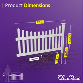 WamBam backyard patio fence kit offers quick, easy DIY boundary and style