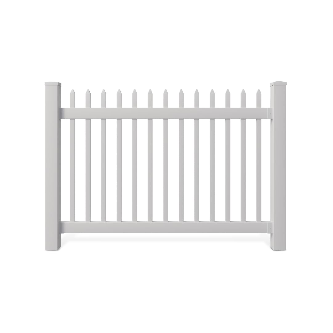 WamBam Nantucket fence promotes pet and child-safe outdoor play area