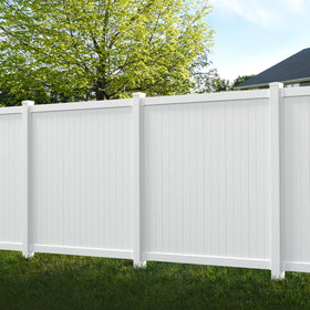 WamBam Fence 6ft x 6ft panel provides private vinyl privacy for yards.