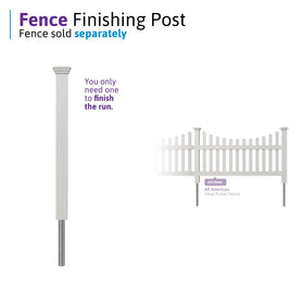 WamBam no-dig post shown with steel anchor for quick installation