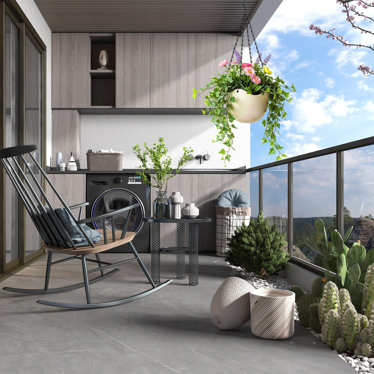 WATMTIN adjustable-length hanging chains create varied height displays.