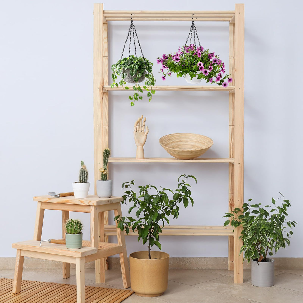 WATMTIN indoor outdoor hanging decor chains for baskets and lanterns.