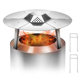 Wanchao heat deflector for Bonfire 19.5-inch assembly enhances even heat distribution