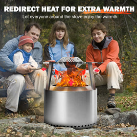 Wanchao ideal for camping or backyard warmth with Solo Stove