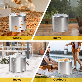 Wanchao Yukon 27in lid ensures a secure fit for Yukon 2.0.
