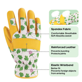 WANCHI gloves with back-sweat-absorbent fabric stay dry on hot days