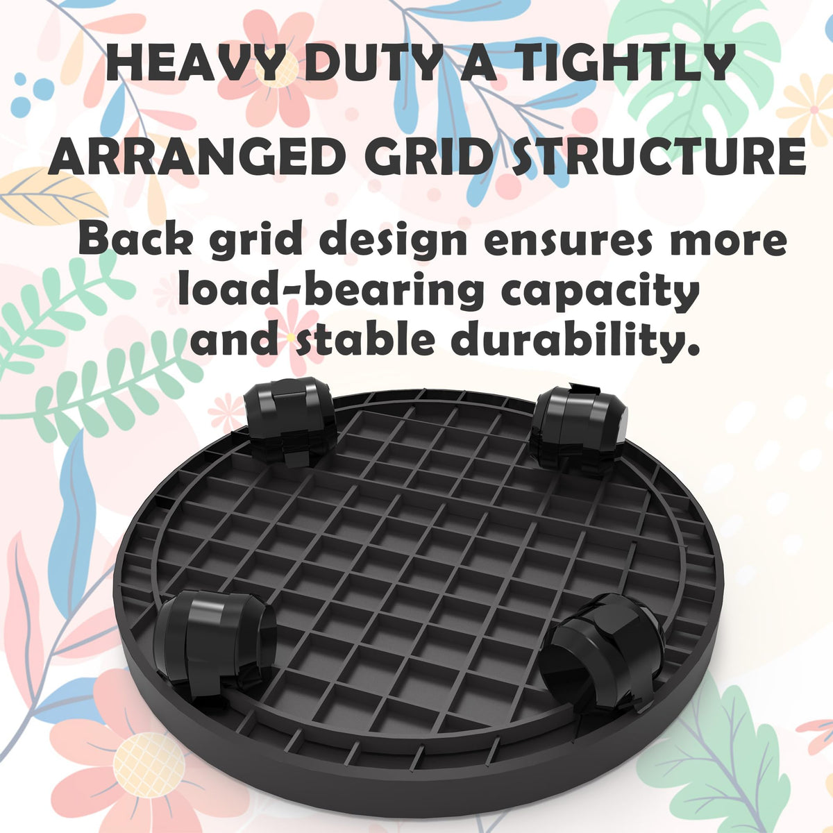 WanderingDonkey four silent wheels glide quietly on any floor.