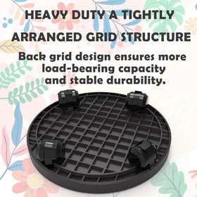 WanderingDonkey supports up to 265 lbs for larger pots and setups.