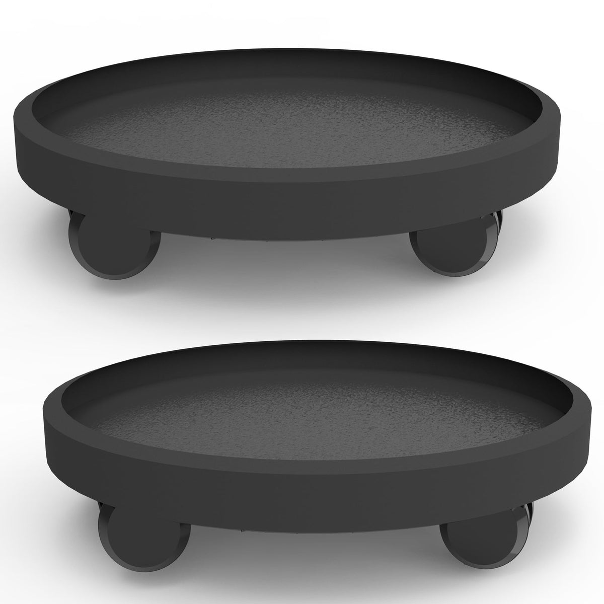 WanderingDonkey plant caddy 11inch wheels for easy indoor/outdoor mobility of heavy pots.