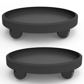 WanderingDonkey plant caddy 11inch wheels for easy indoor/outdoor mobility of heavy pots.