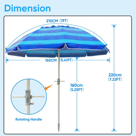 Wanderroot umbrella tilt mechanism enables sun tracking without moving the base.