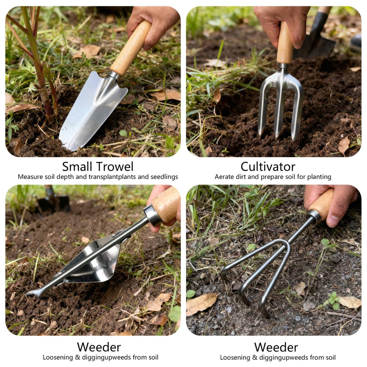 Wanderroot gloves and storage bag included for clean, organized gardening.