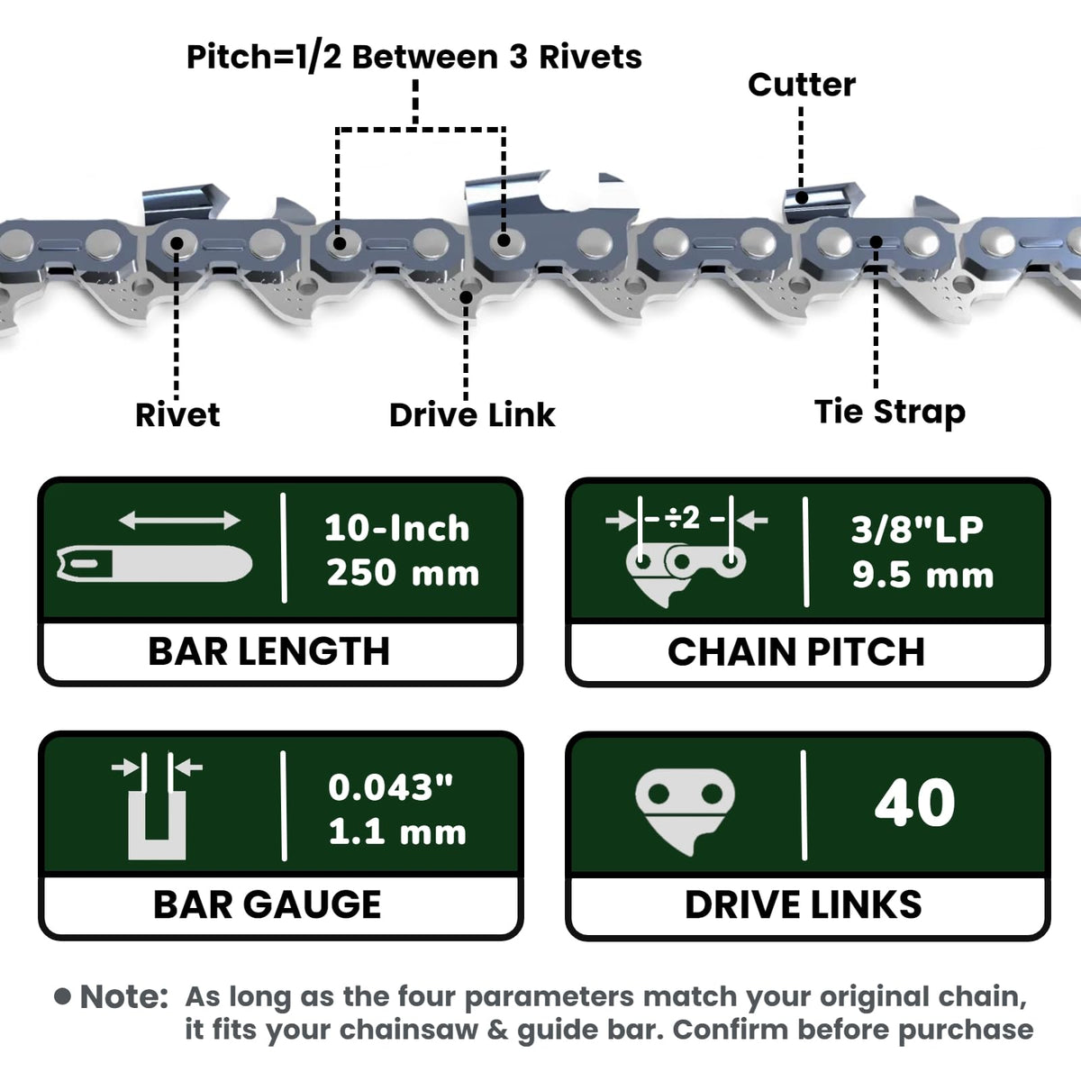 Wangenbro drive links detail highlighting durability.