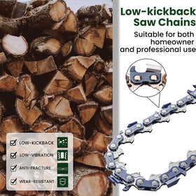 Wangenbro chain compatible with Worx, EGO, and Milwaukee saws.