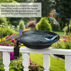 WANGIRO detachable metal bowl for quick cleaning and refilling.