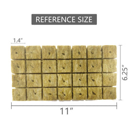 Close up of WANGSHQI Rockwool Cubes fibers showing absorbent texture for growth