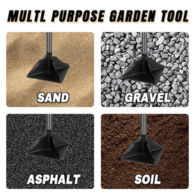 Wangyanxi77 driveway and garden tamping tool supports durable base work