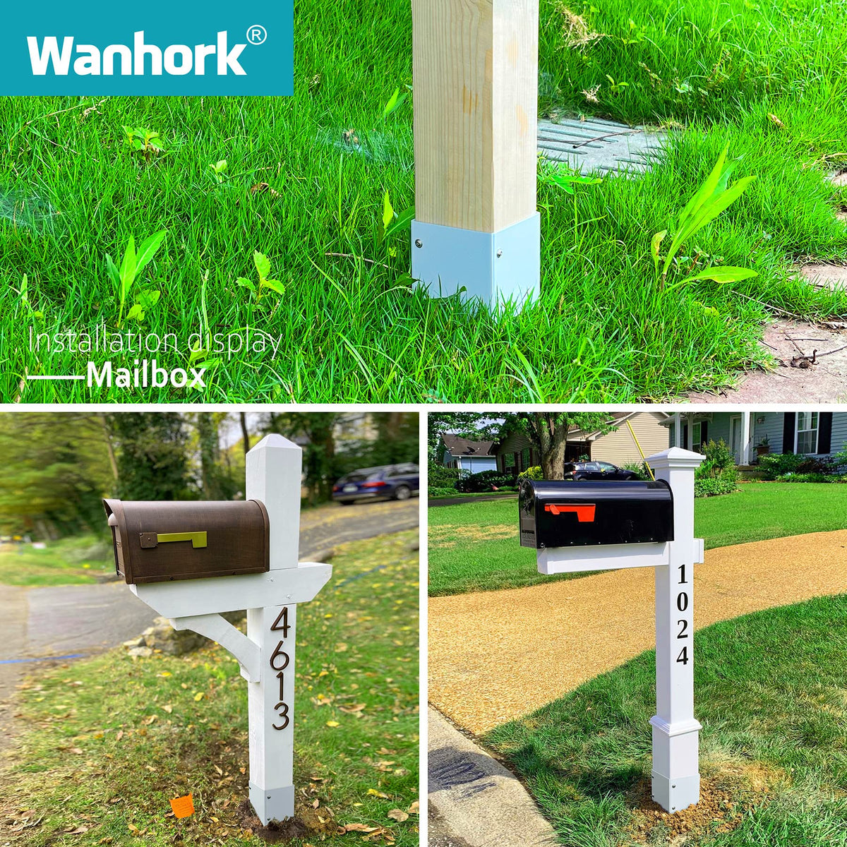 Wanhork installation-friendly L-shaped pieces simplify setup.