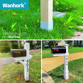 Wanhork installation-friendly L-shaped pieces simplify setup.