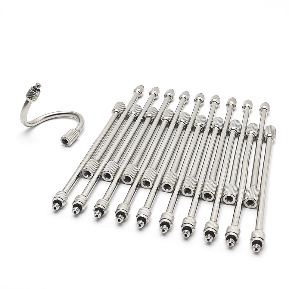 WANJIAHUI brass mist rod extension showing 5-6 inch reach for garden misting