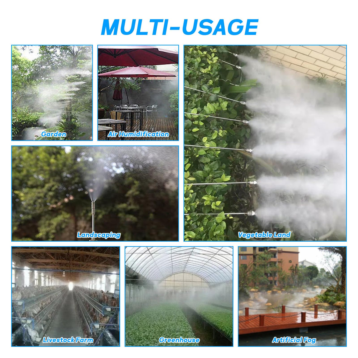 WANJIAHUI humidification and plant watering tool suitable for greenhouse and farms