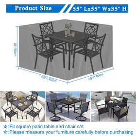 Wanocean patio cover drawstring close-up shows secure fit