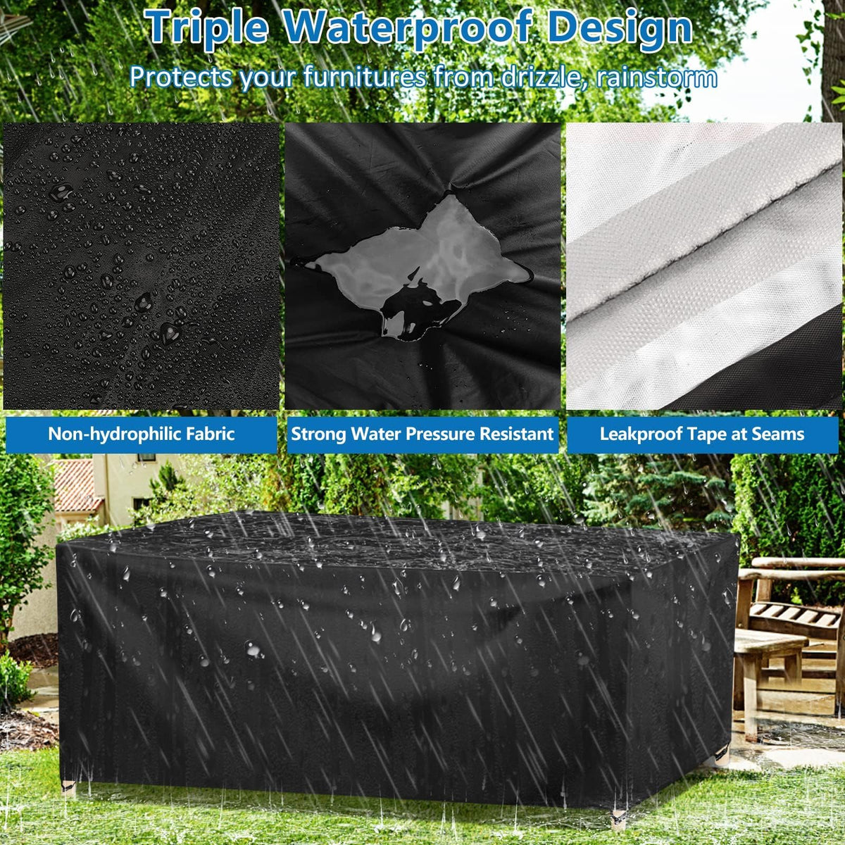 Wanocean waterproof fabric close-up highlights durable material