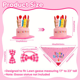 Wanocean goose outfit pink bow-tie highlights party-ready look and photos